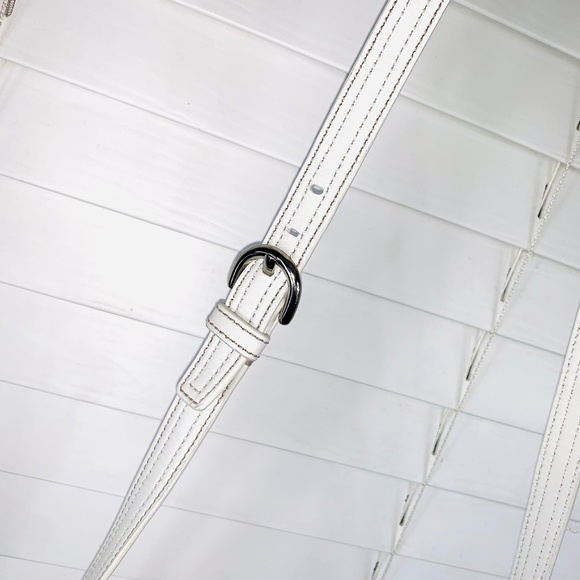 |•COACH•| Pretty Blue/White Small Crossbody Bag - Picture 4 of 8